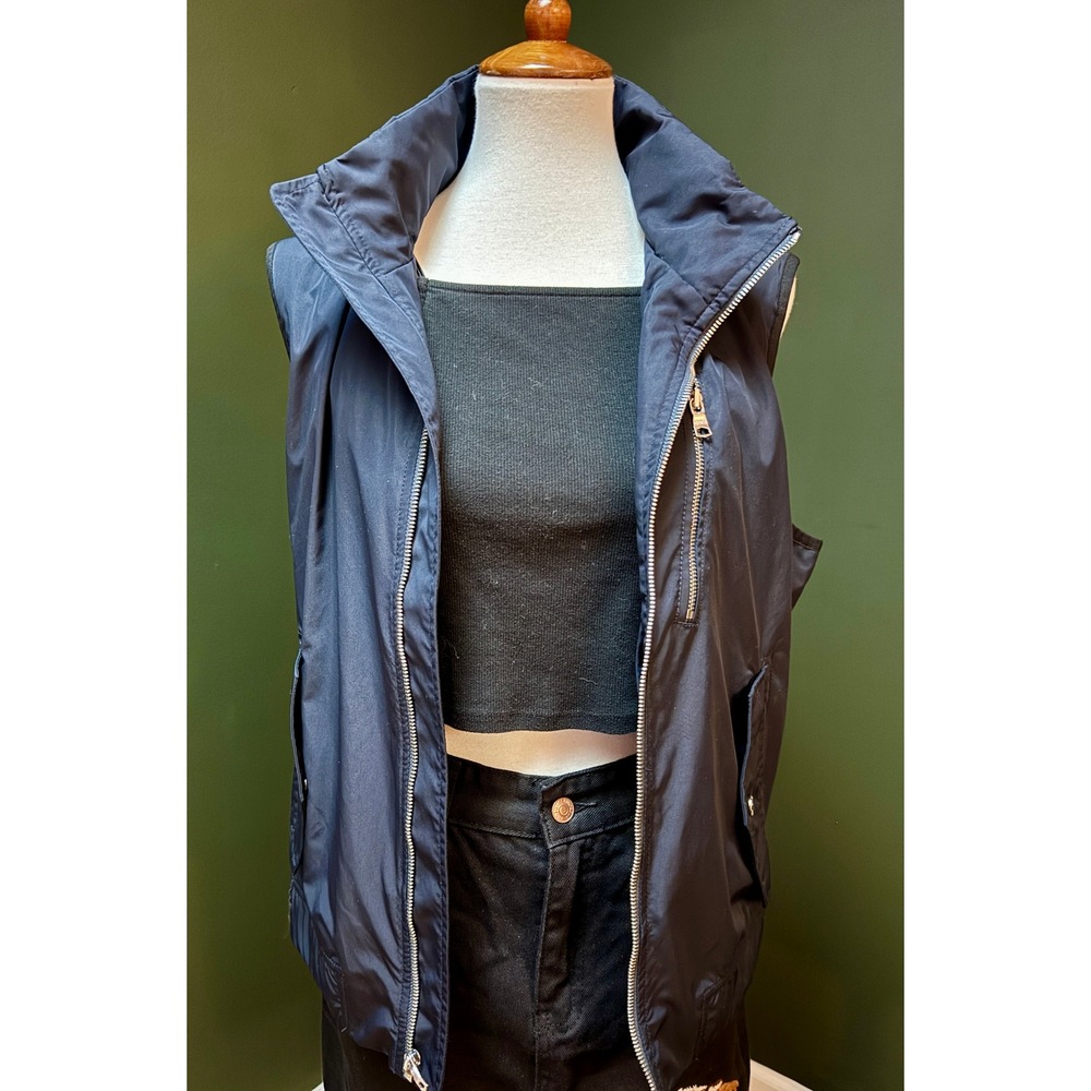 Banana Republic Navy Blue Vest Women's Size M